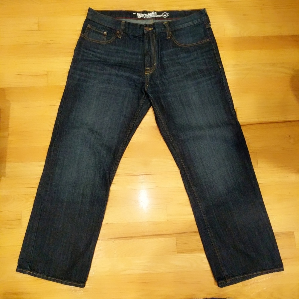Old Navy Denim Jeans - Straight Fit - 36x30 - Picture 3 of 4
